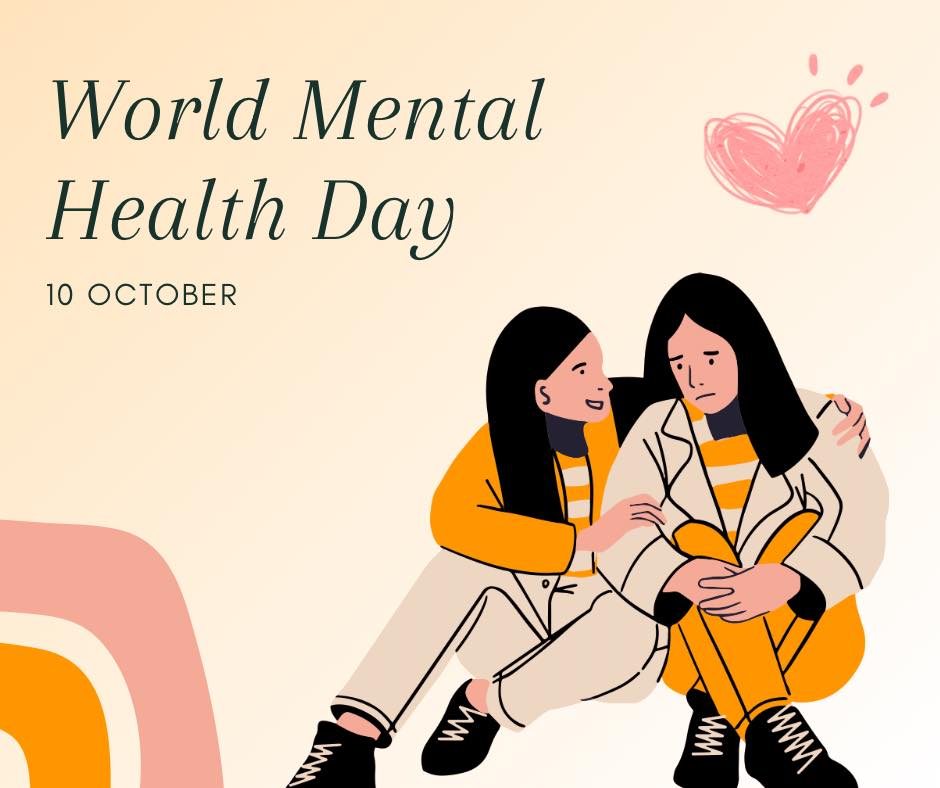 Mount - 10th of October is World Mental Health day 🫰🏾 Globally, 1 in 8 ...