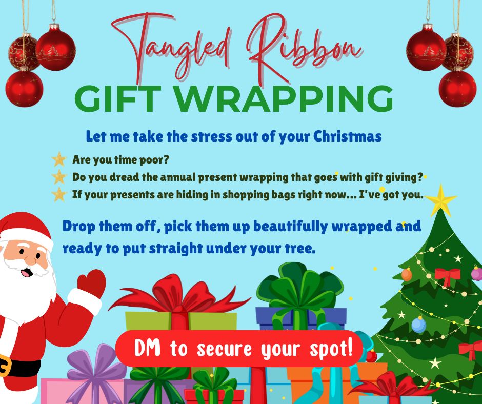 Tangled Ribbon Gift Wrapping