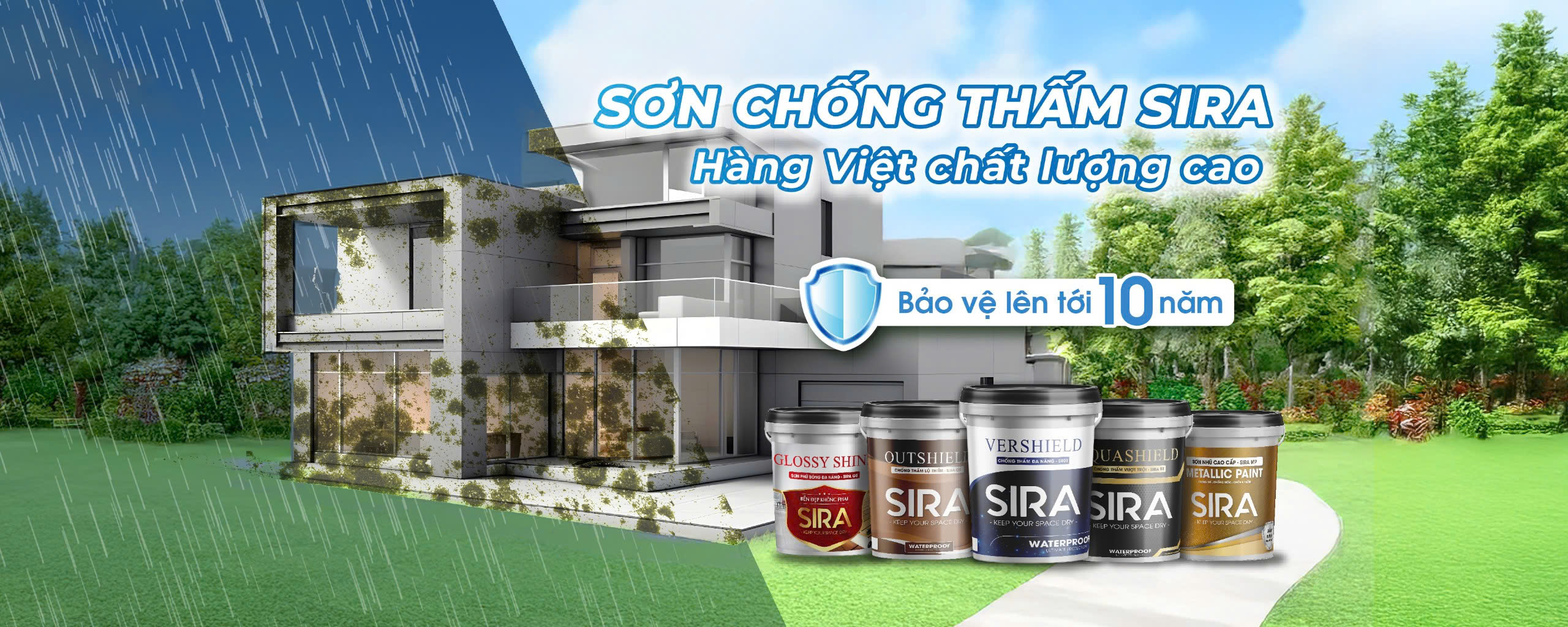 SIRA CN01 Sơn Chống Nóng Mái Tôn & Sân Thượng | Hanoi
