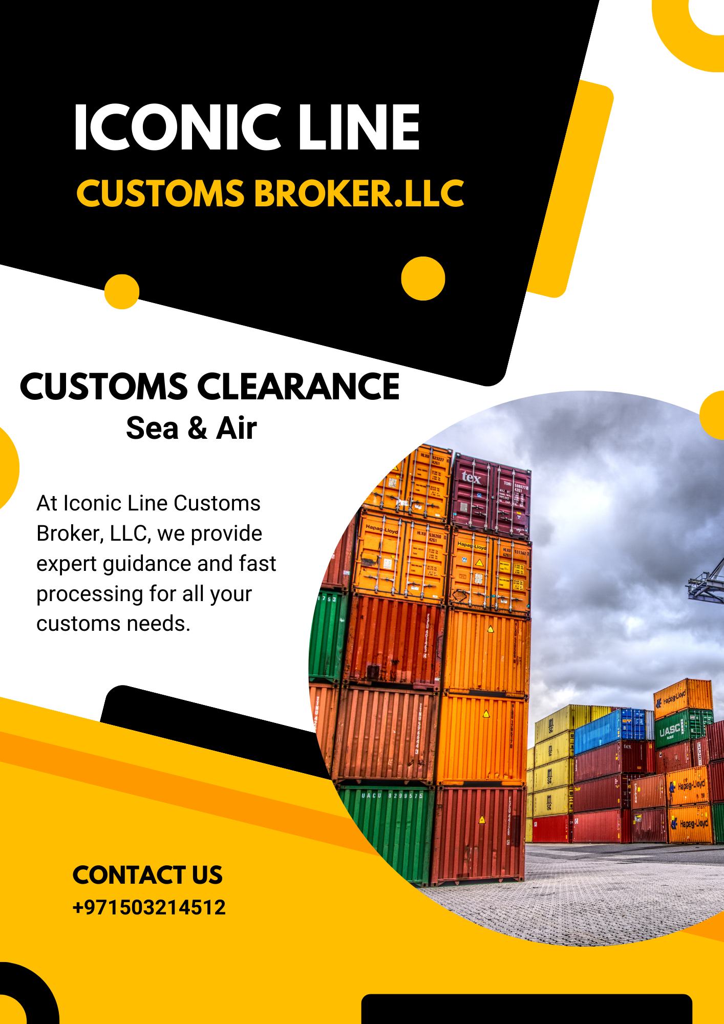 Iconic Group - 🌟 Introducing Iconic Line Customs Broker,...