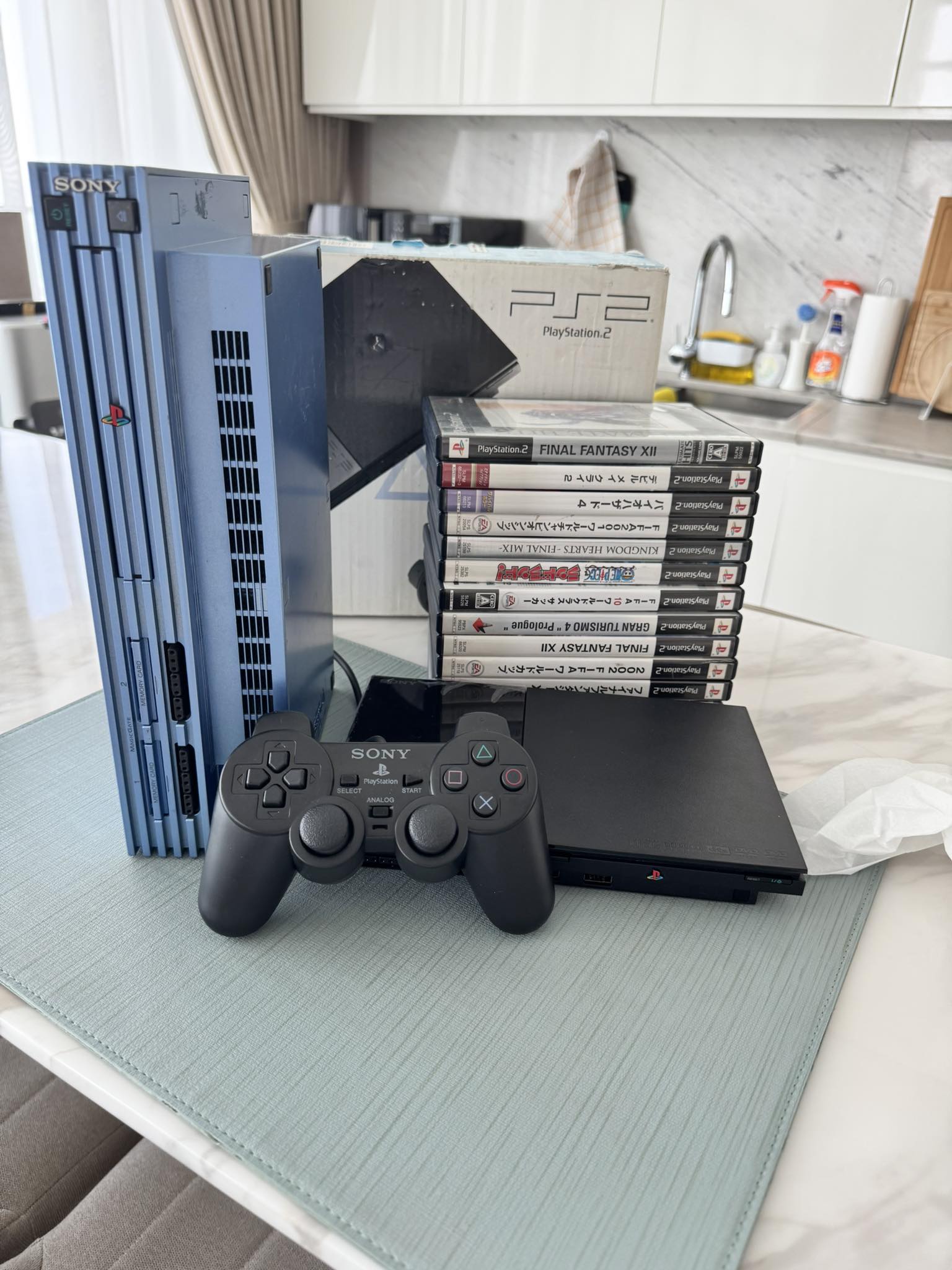 6 Boîtes Vides PS2 Metal Arms, Spiderman 2, Gran Turismo - Très Bon état