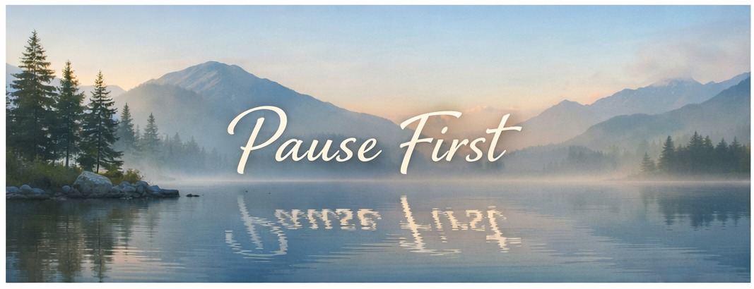 Pause First