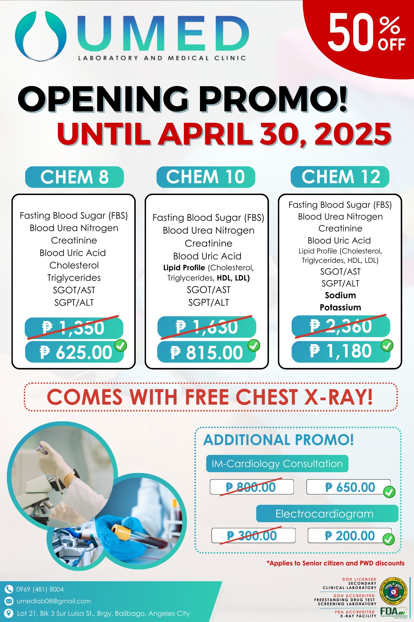 UMED Laboratory and Medical Clinic | Angeles City
