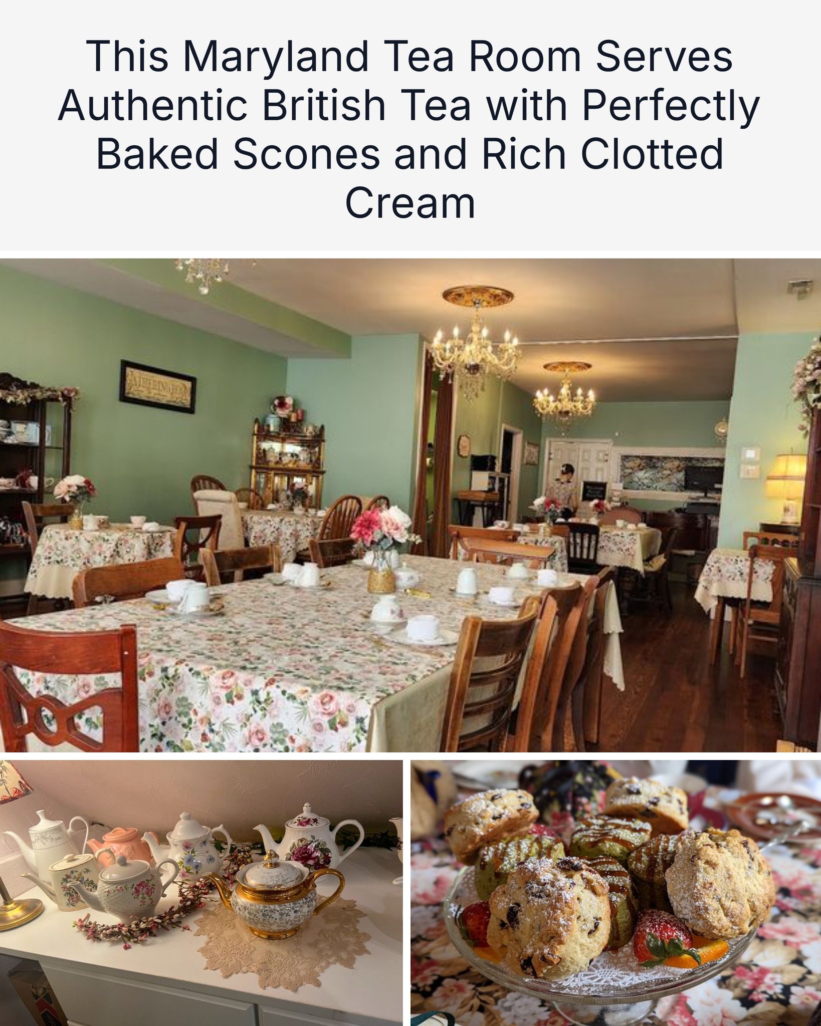 値下げ❗️リリパット430☆BARGATE COTTAGE TEA ROOM Tea Time at The Cottage in Charlotte Hall, Md