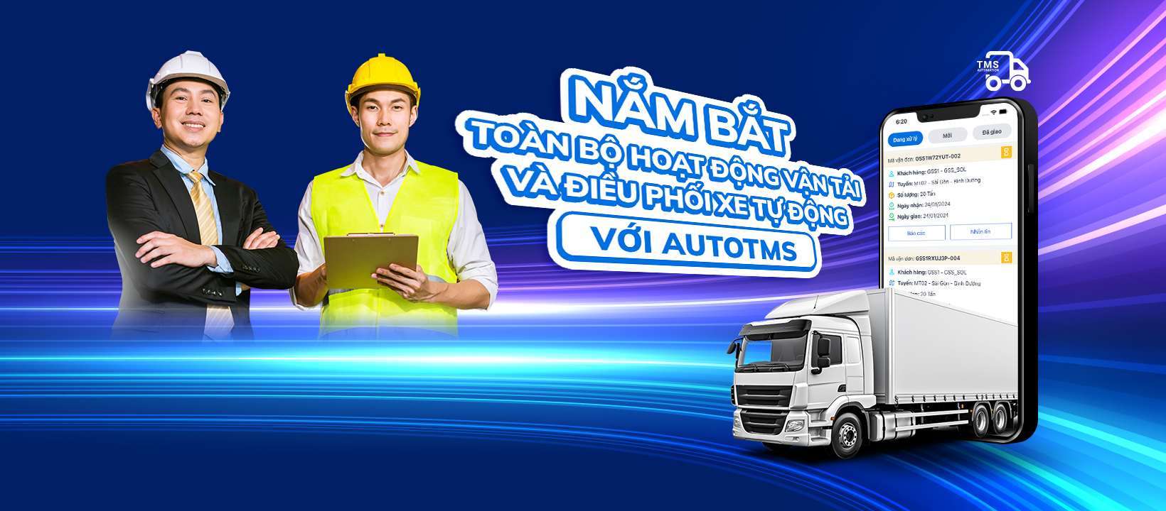 Auto TMS - Hệ thống quản lý vận tải thông minh | Ho Chi Minh City