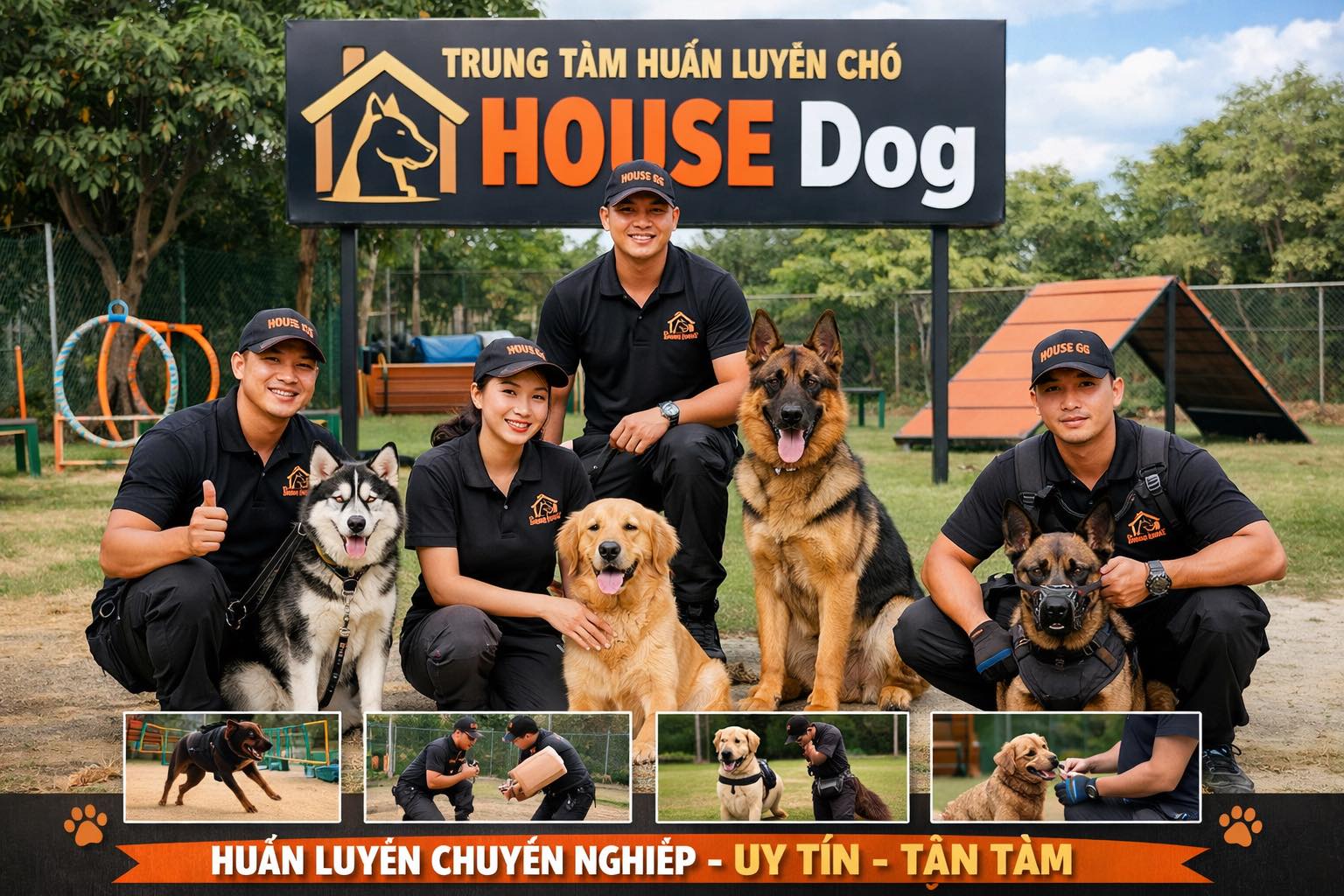 Trung Tâm Huấn Luyện Chó HOUSE DOG