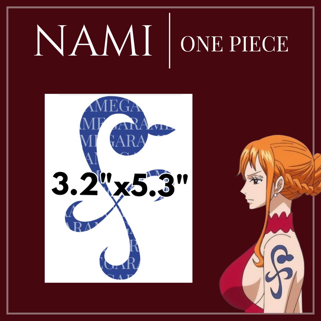 Nami (One Piece)... - Megara’s Veil Temporary Tattoos | Facebook