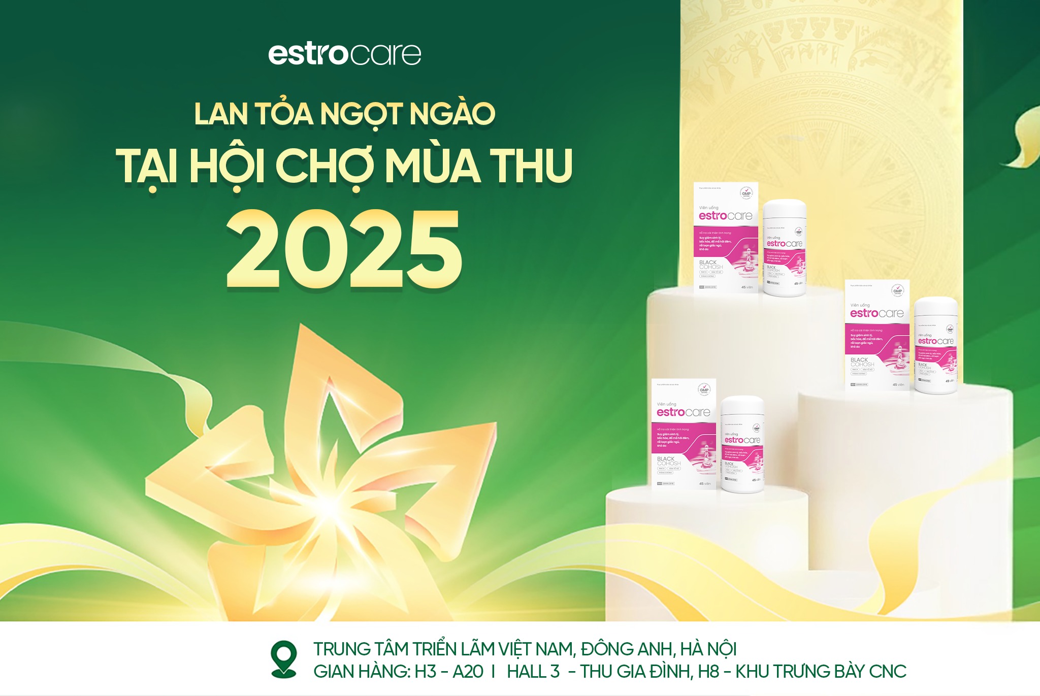 💗 ESTROCARE – LAN TỎA SẮC HỒNG NGỌT NGÀO TẠI HỘI CHỢ MÙA THU 2025 🌸 ...