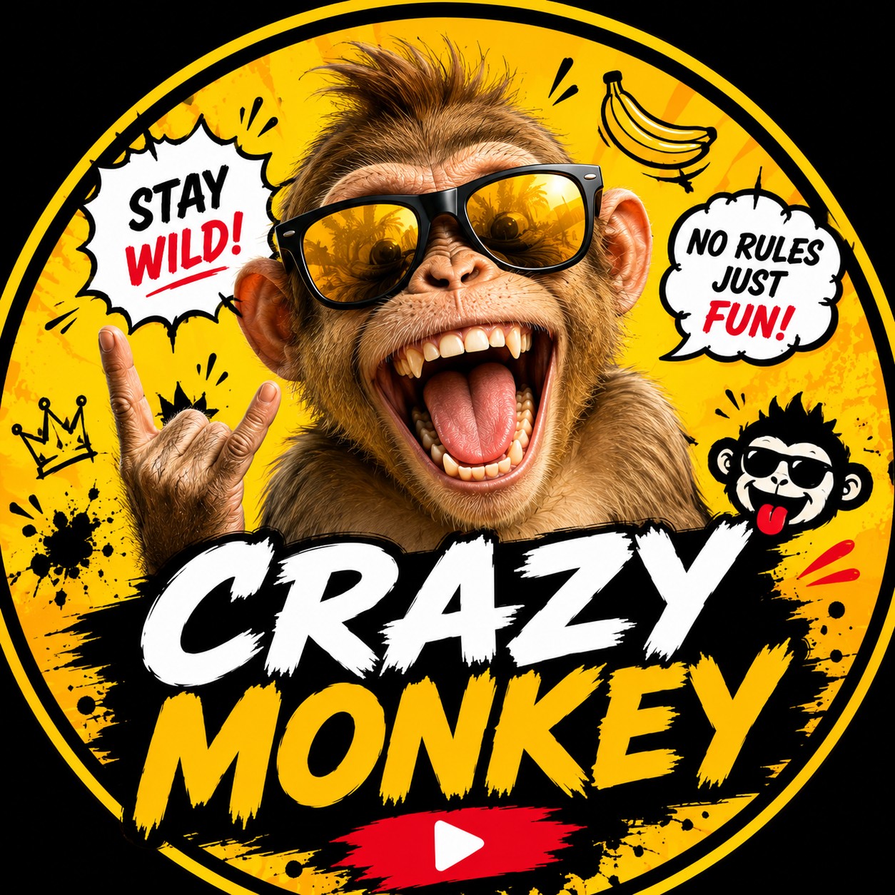 crazy monkey on Reels
