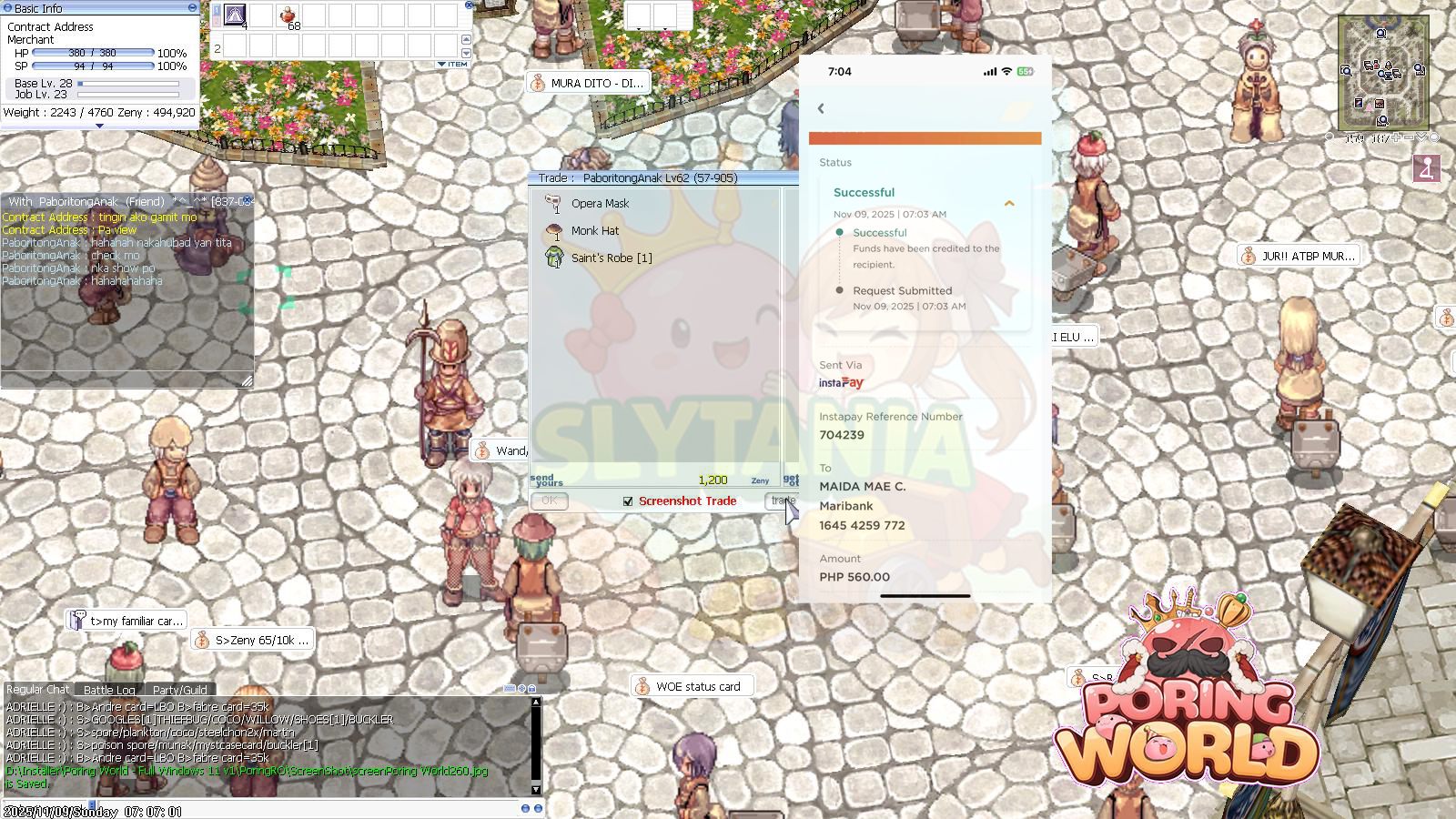 Slytania - [RMT] Sold ‼️ Monk Hat, Opera Mask, Saint's Robe to ...