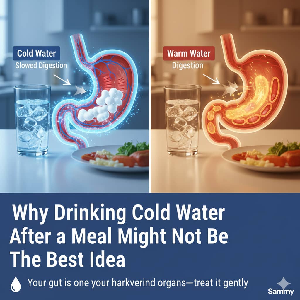 Sammy - Why Drinking Cold Water After a Meal Might Not Be the Best Idea ...