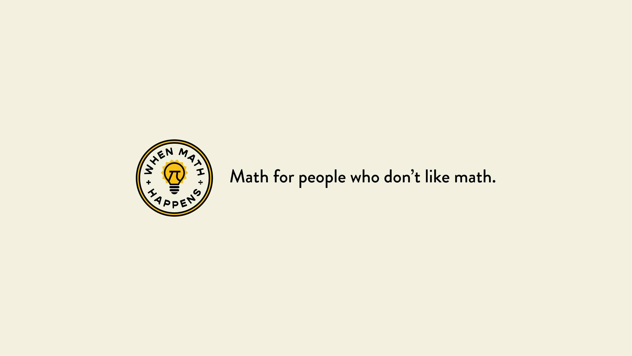 When Math Happens