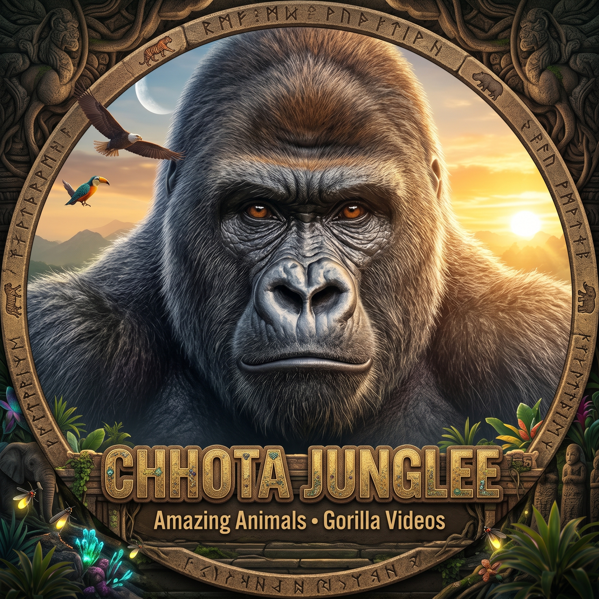 Rulers of Sky & Jungle Majestic Eagle Spreads Giant Wings In Intense ...