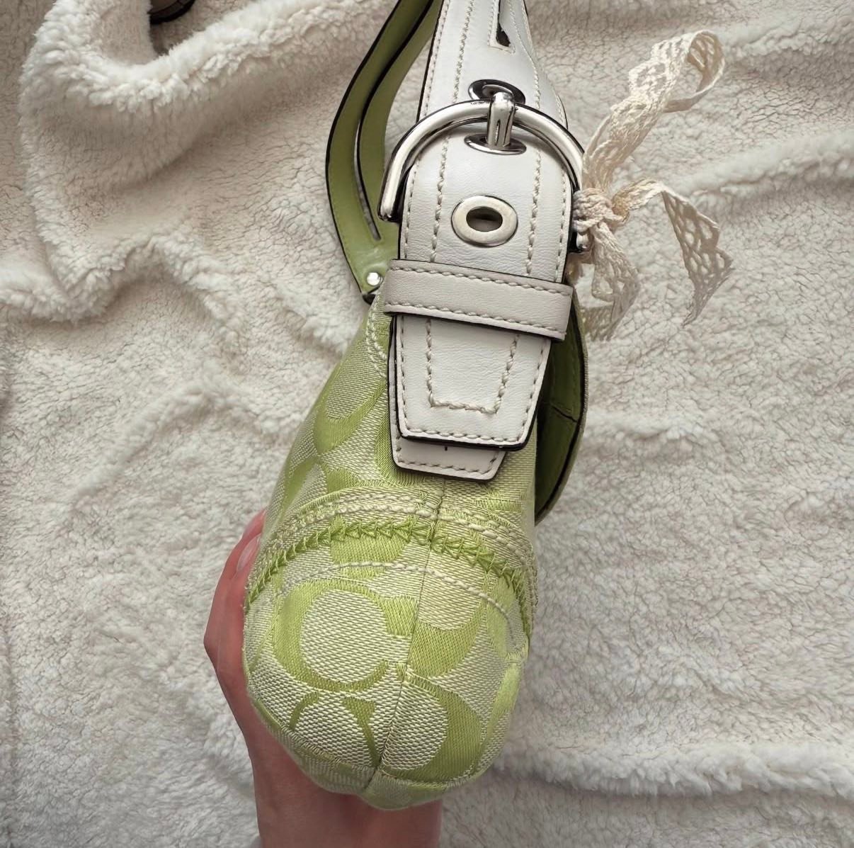 Coach y2k lime green soho bag $260 shipped