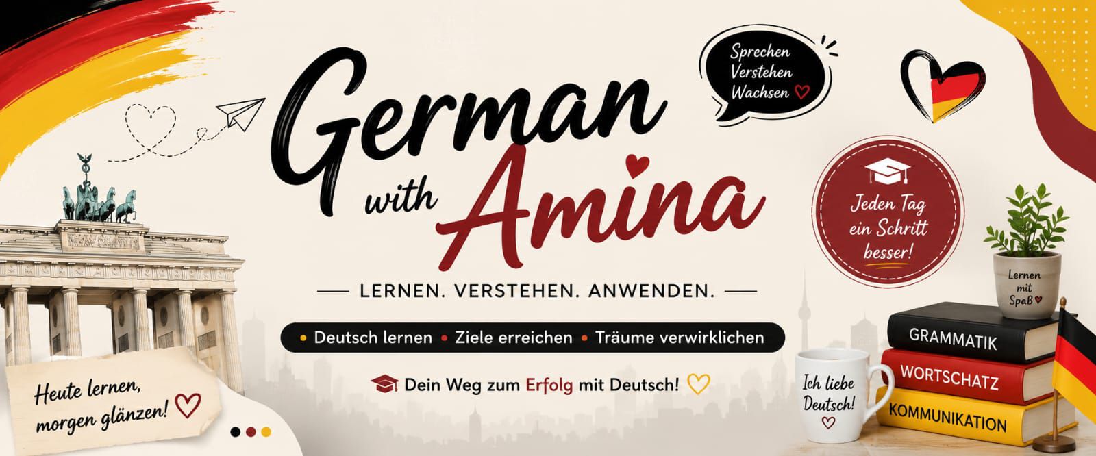 German with Amina