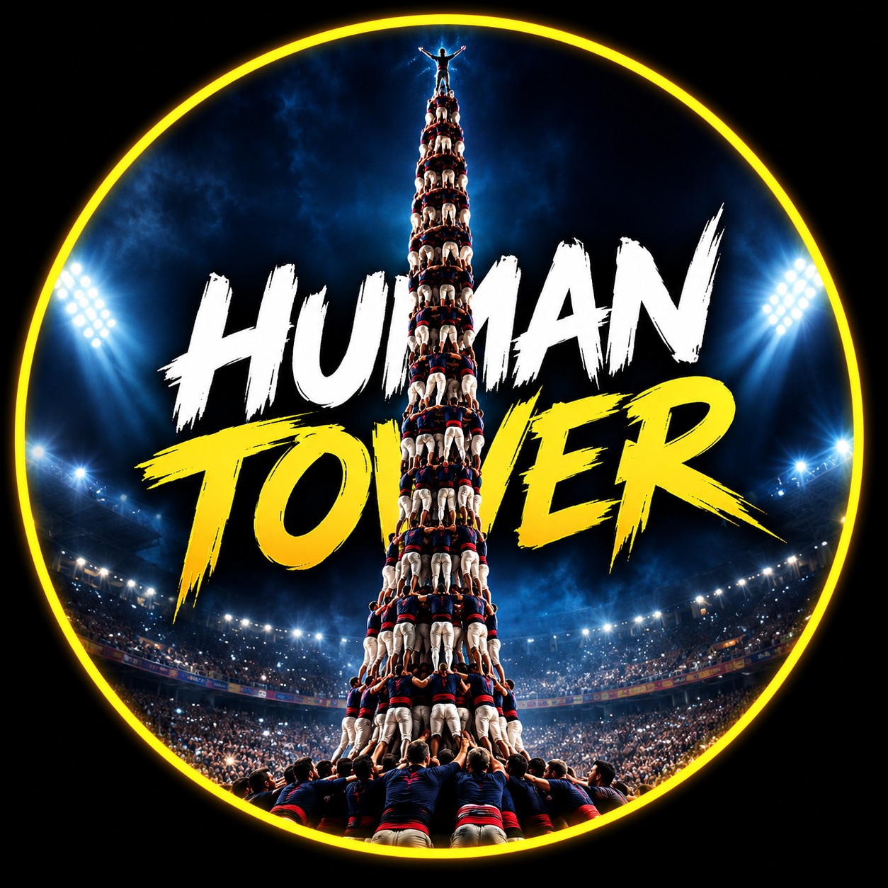 Human Tower Rises in a Perfect Circle 🌀 Watch Every Layer Hold! One ...
