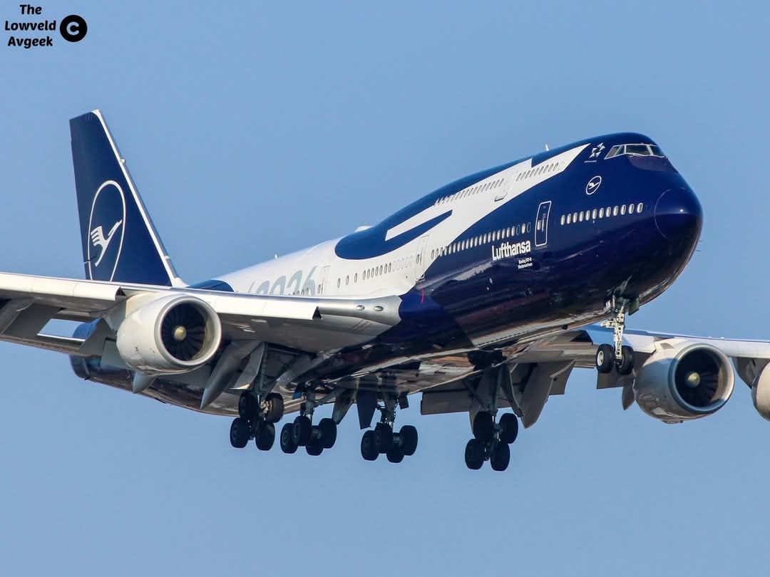 Lufthansa Boeing 747-8 painted in 