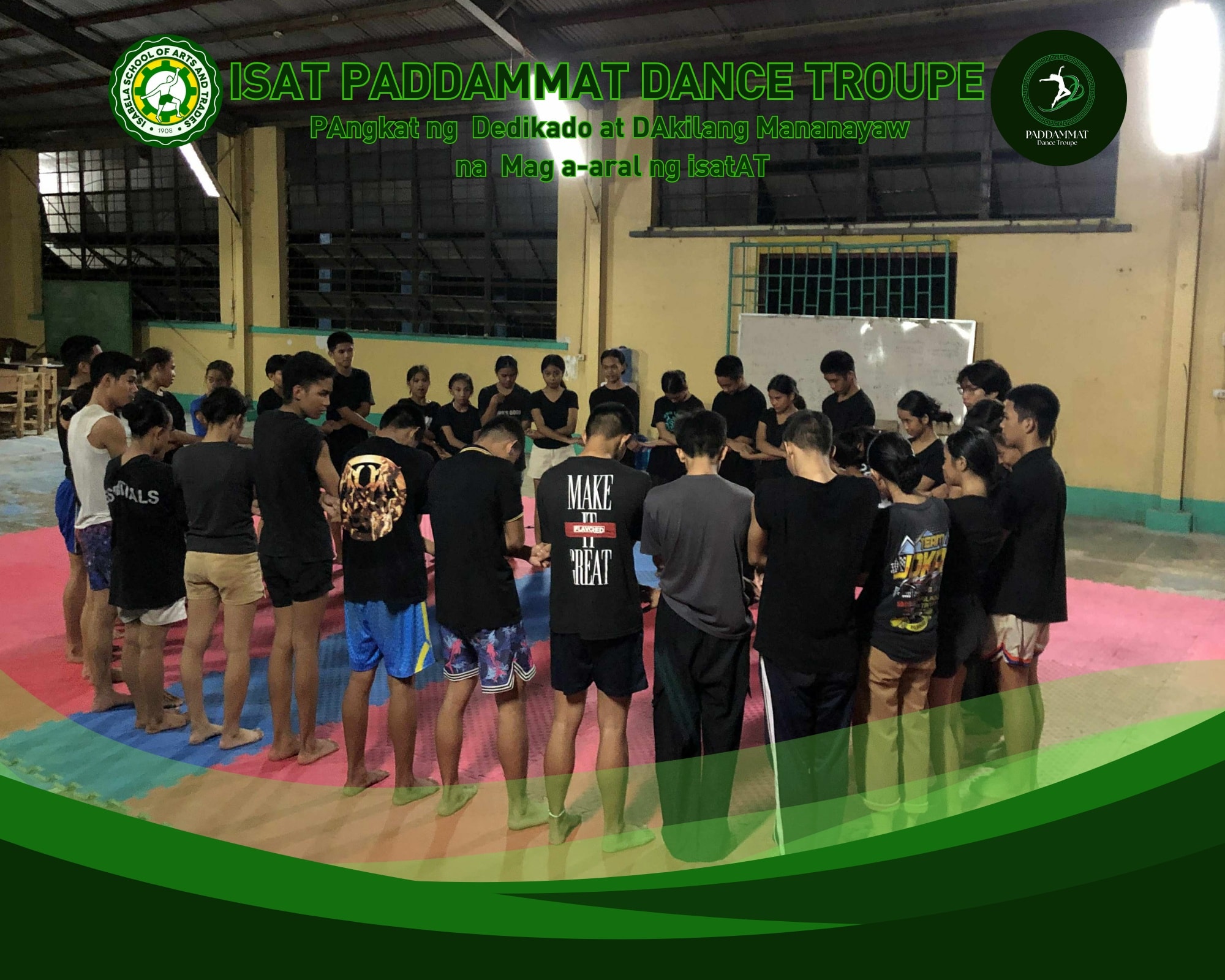 Sweat is just the sparkle ... - ISAT Paddammat Dance Troupe | Facebook