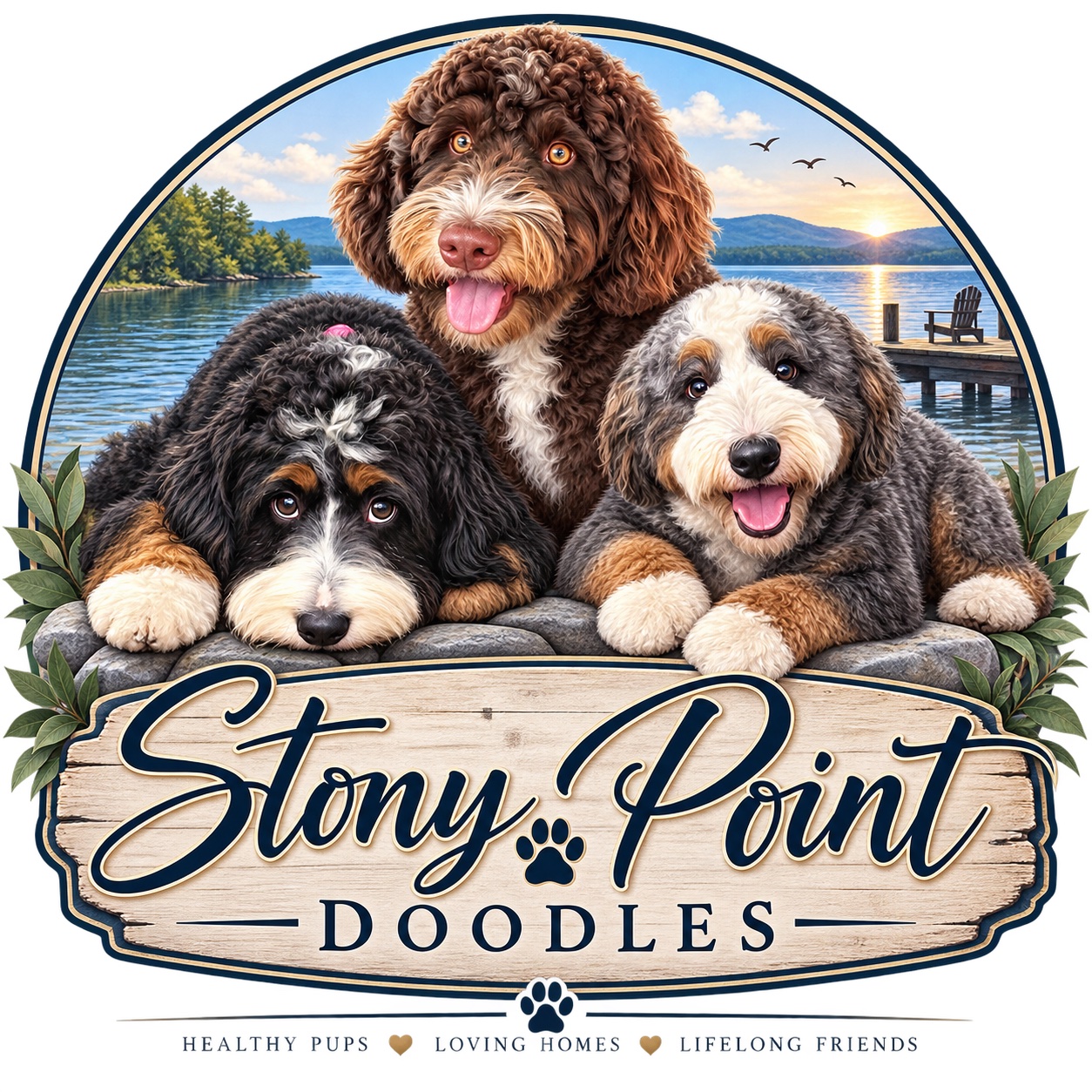 These little babies are growing so fast ! | Stony Point Doodles