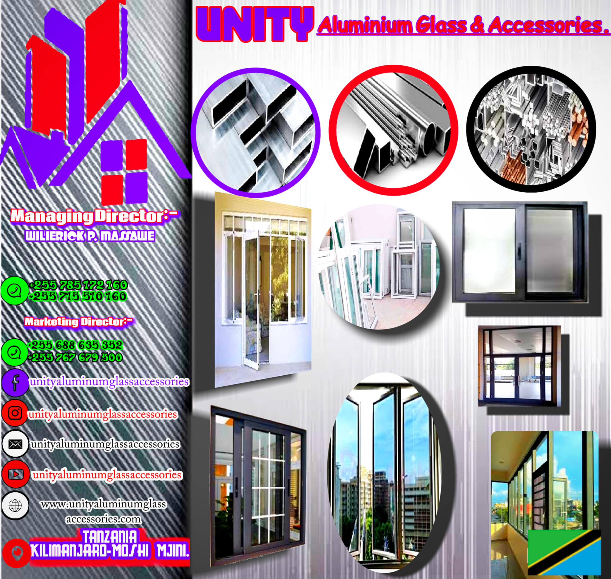 Unity Aluminum Glass & Accessories