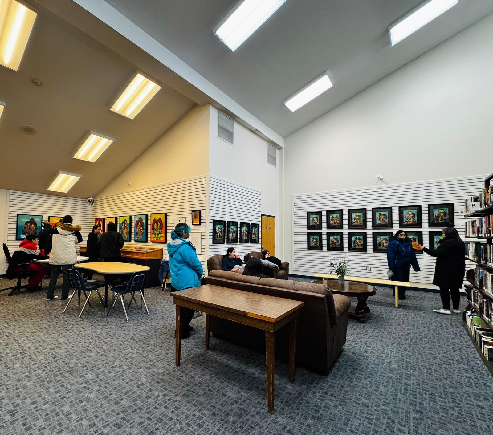 La Ronge Arts Council - Gr. 9 portrait, Churchill Community High School ...