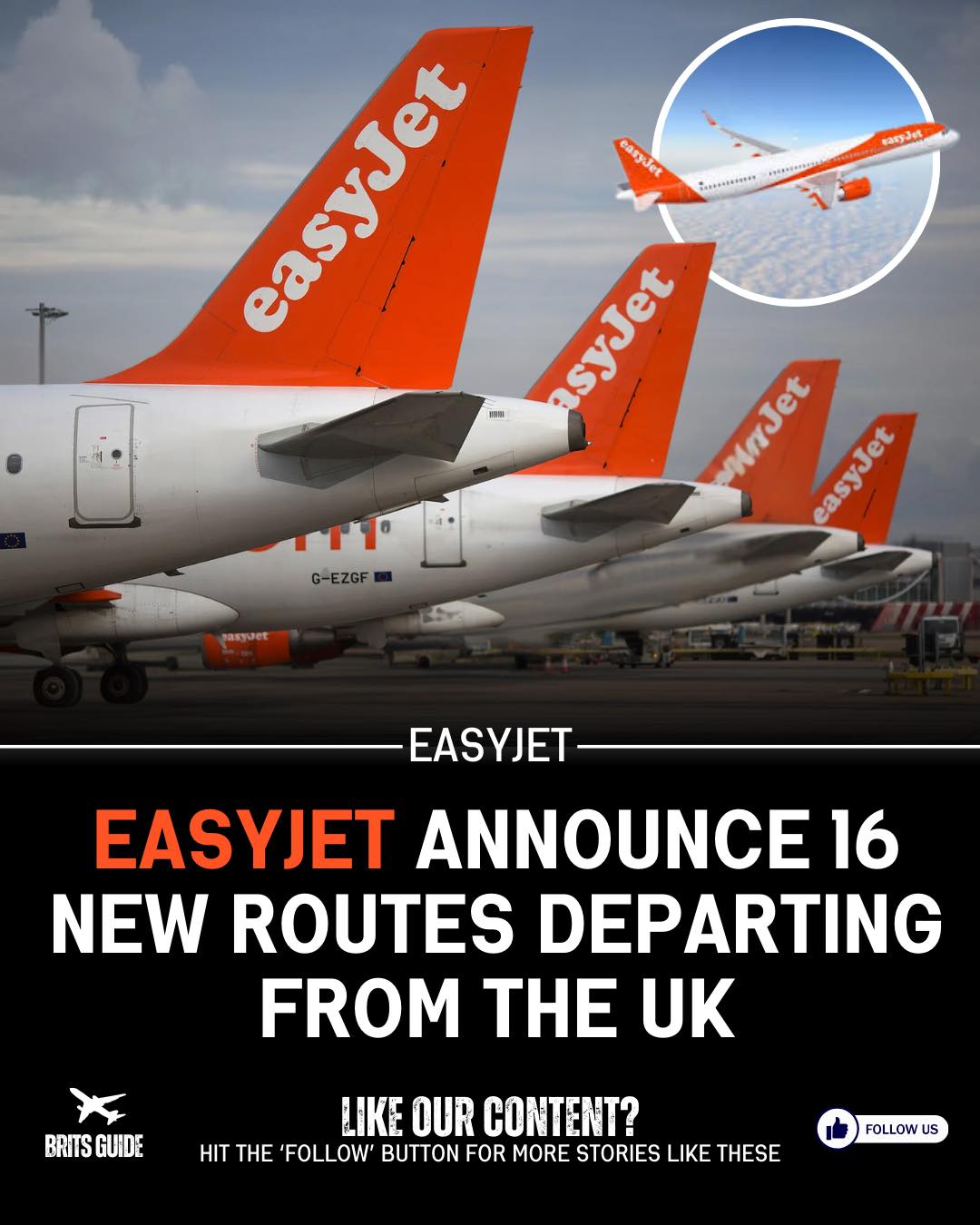 Brits - easyJet has just unveiled a major expansion of its UK network ...