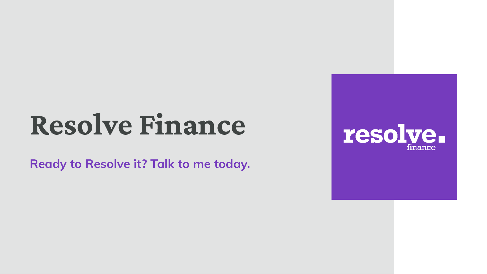 Resolve Finance - Scarborough