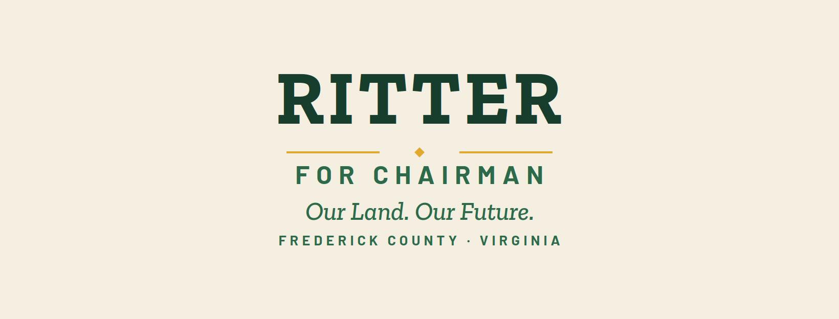 Ritter for Chairman, Frederick County Board of Supervisors