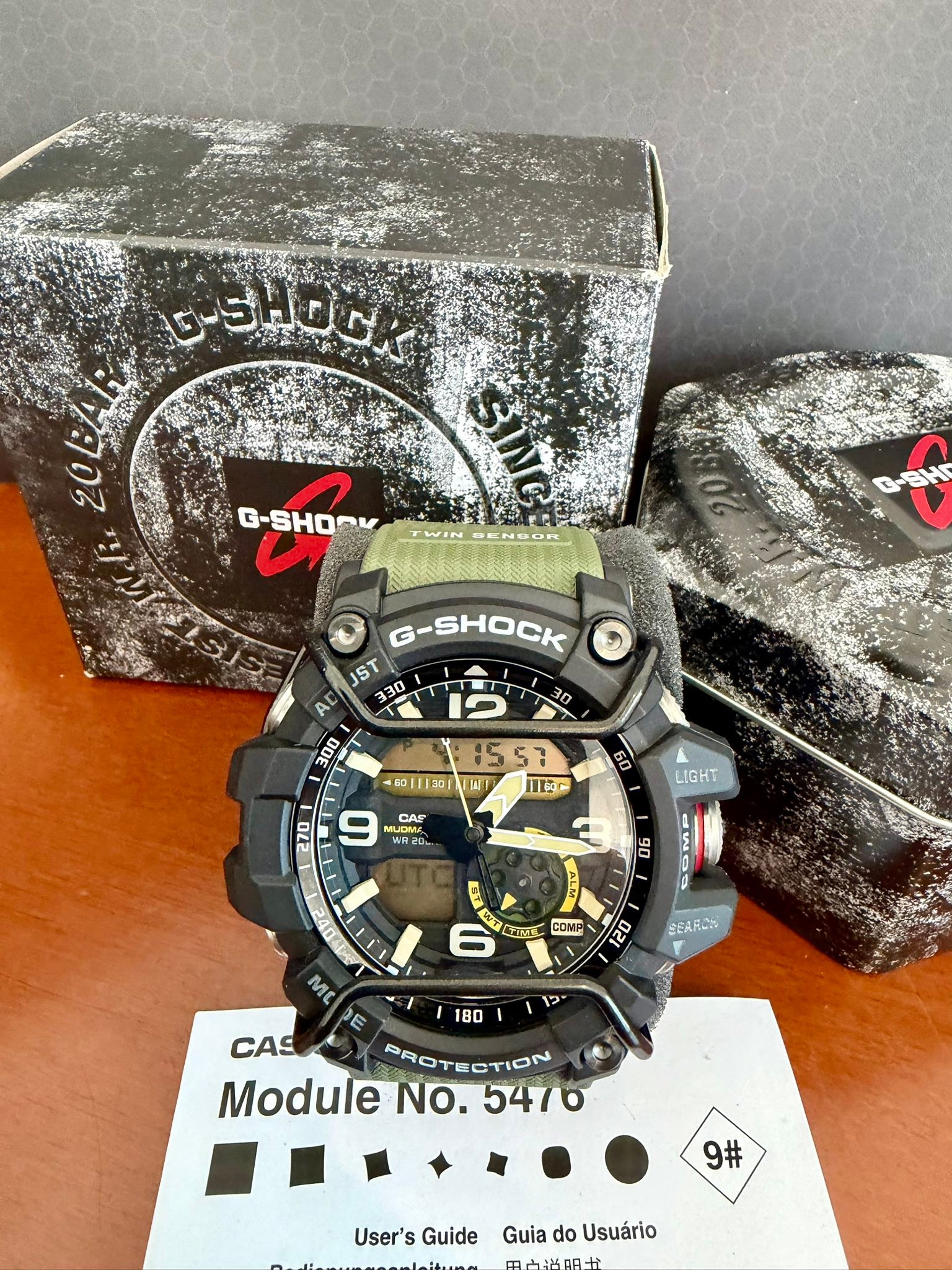 1000 1a3 Casio 5476 Precio Casio G-Shock Mudmaster Compass Watch 