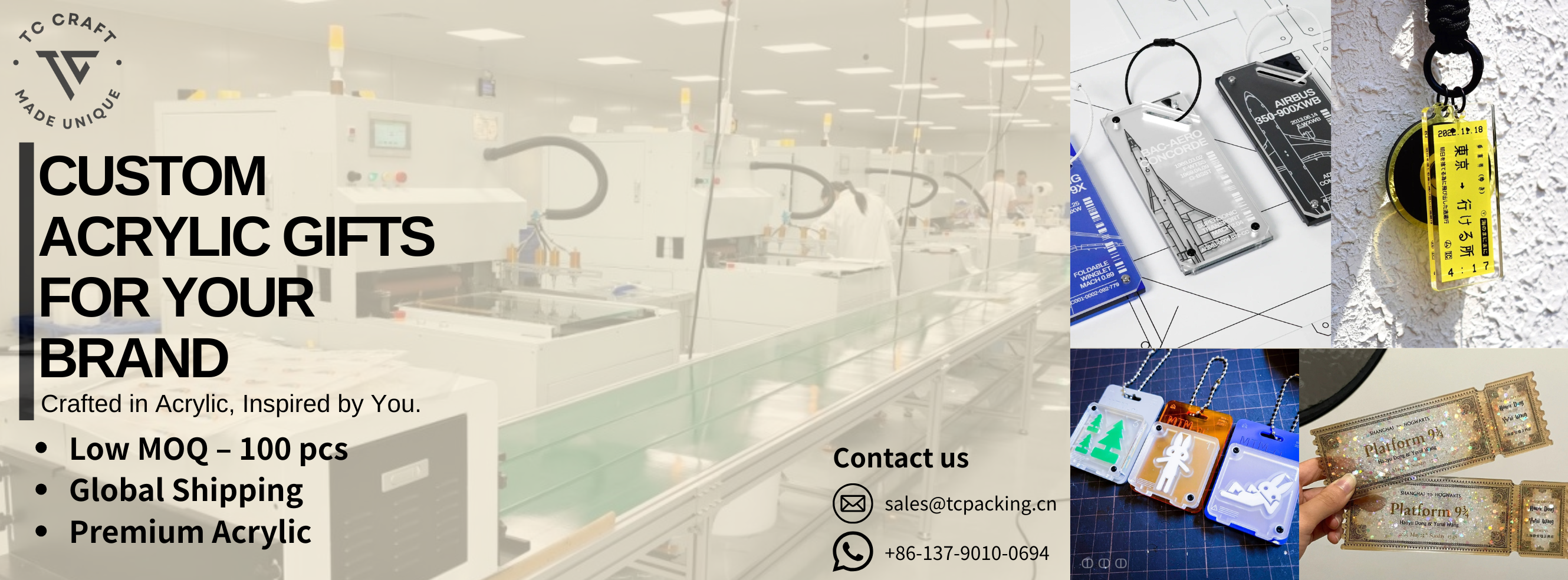 Acrylic Products and Customization Services｜TC Craft