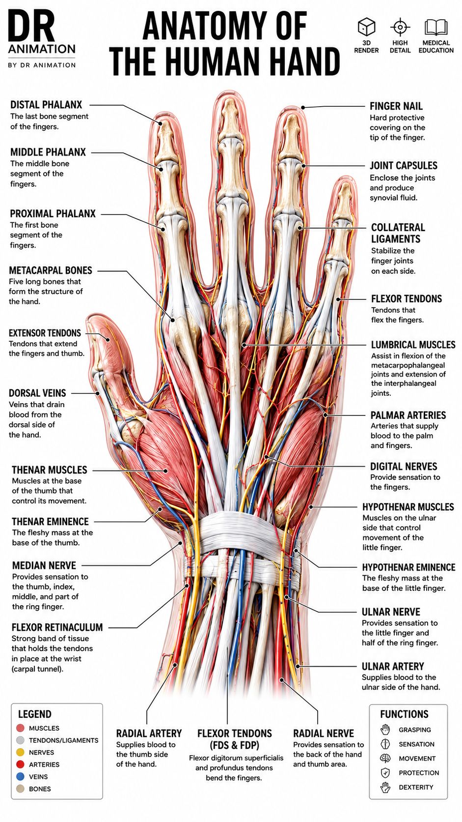 I asked Ai this: describe a human hand A human hand is a complex