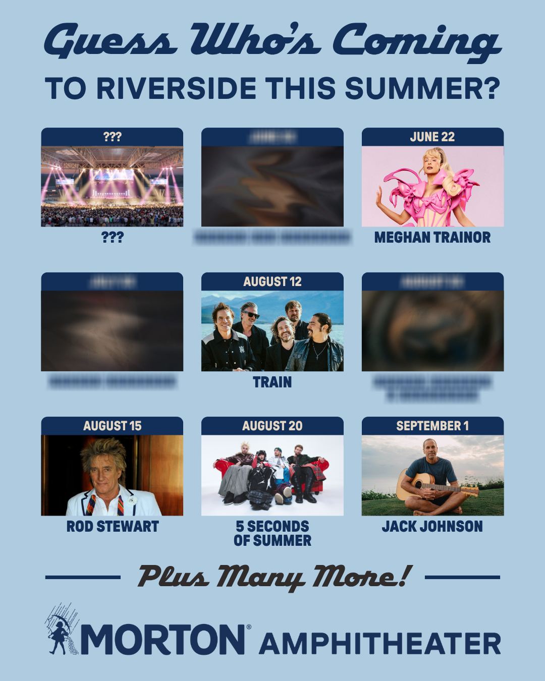 The show announcements are coming in... - Morton Amphitheater | Facebook