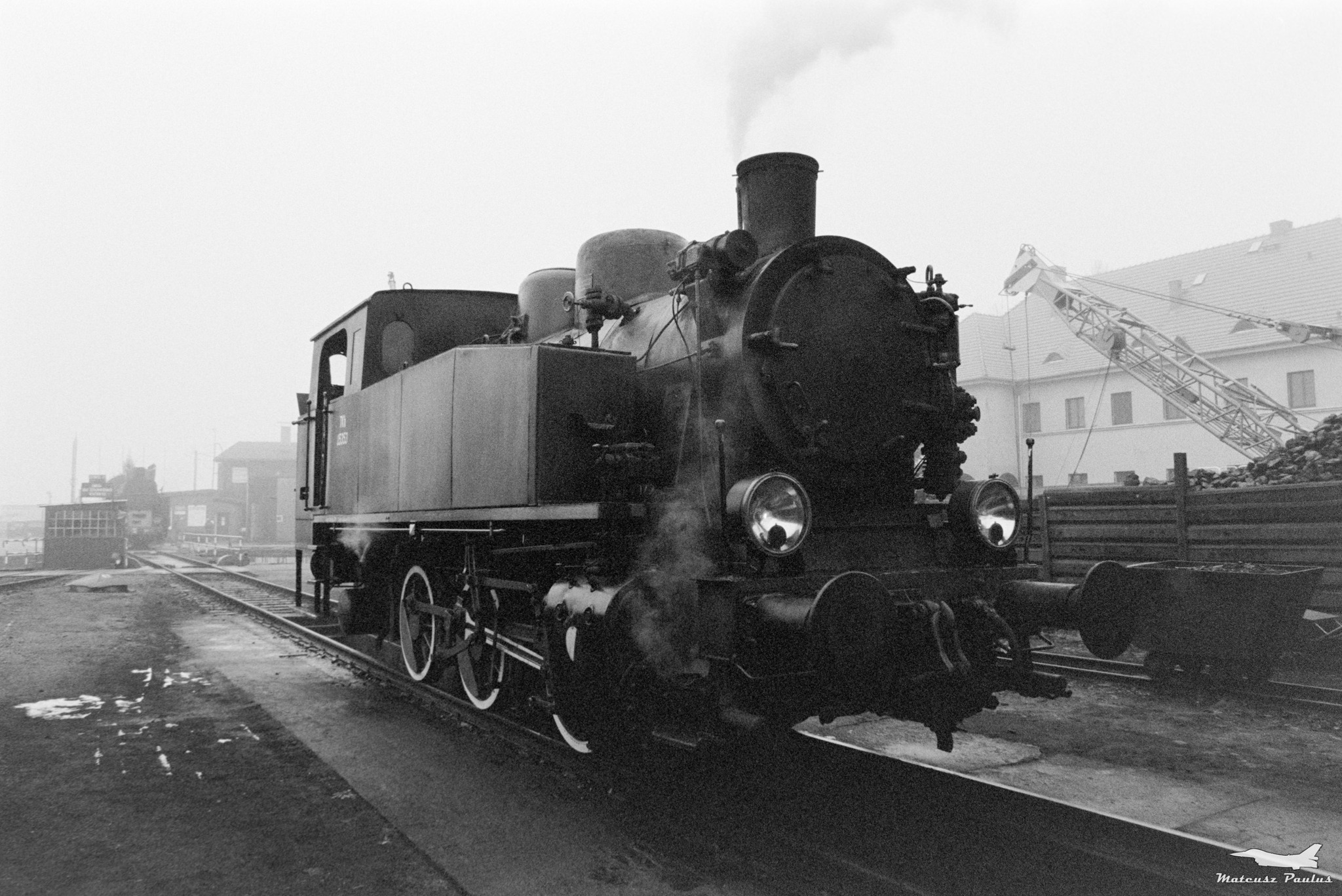 Steam locomotive TKh 05353 with special train from Wolsztyn to