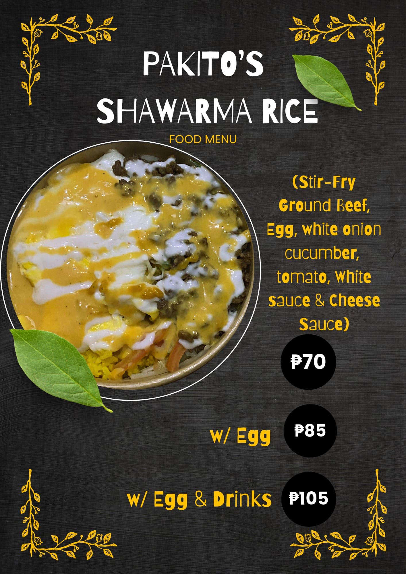 Pablo’s Shawarma Rice &... - Pablo’s Shawarma Rice & Steak