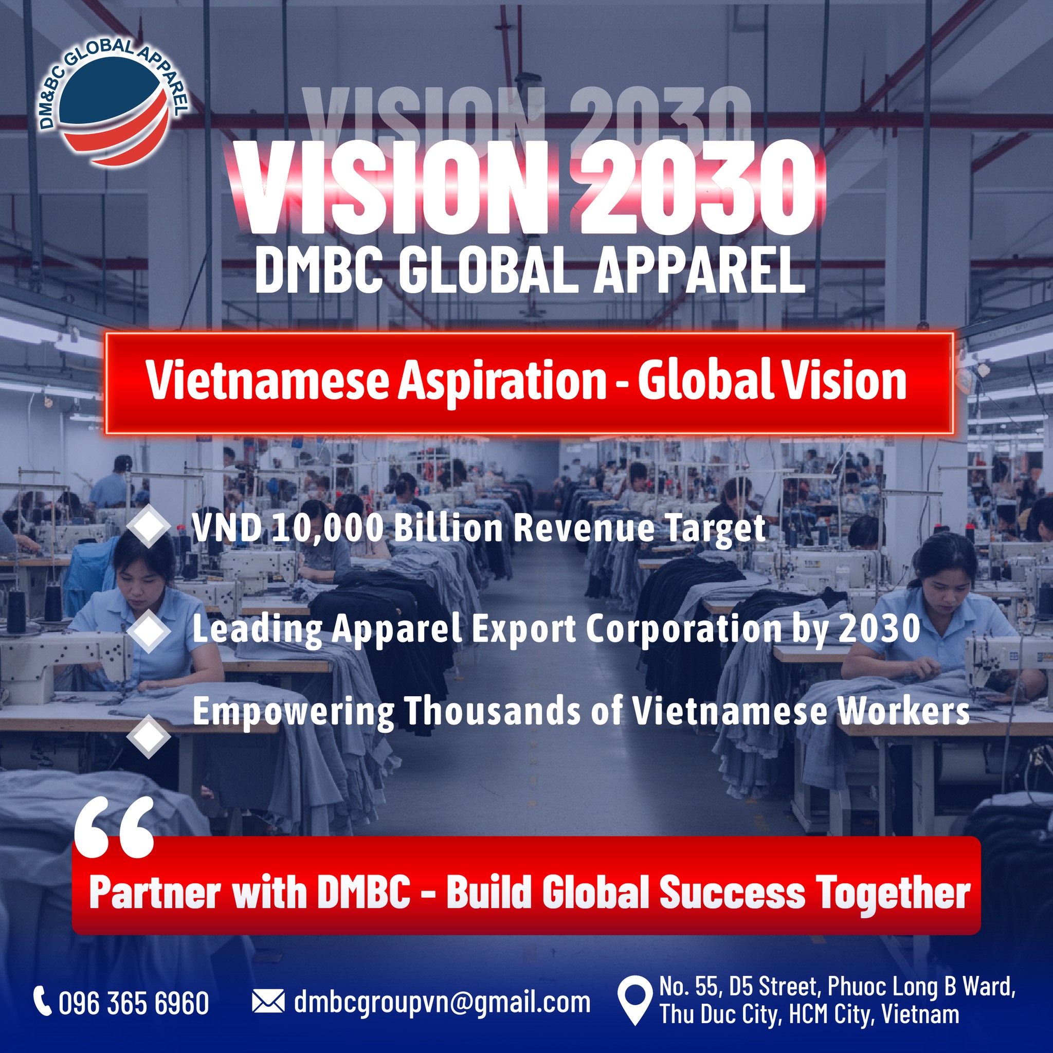 🌟 Vision 2030 – DMBC Global... - DM&BC Global Apparel Co. | Facebook