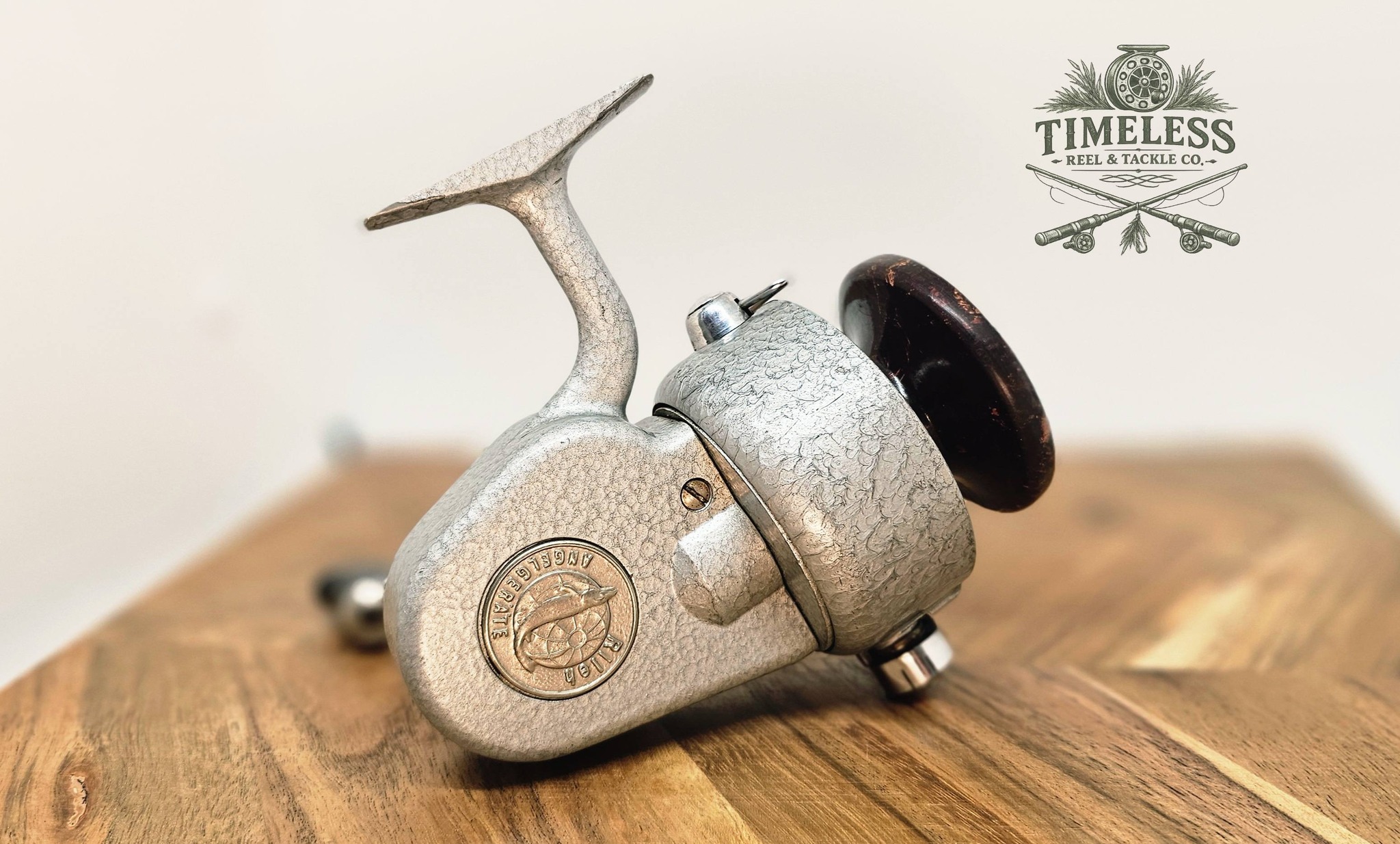 antique german fishing reels Ocean City Mfg Co Fortescue Free Spool Silver Reel For Sale and fly reels What are these vintage fishing