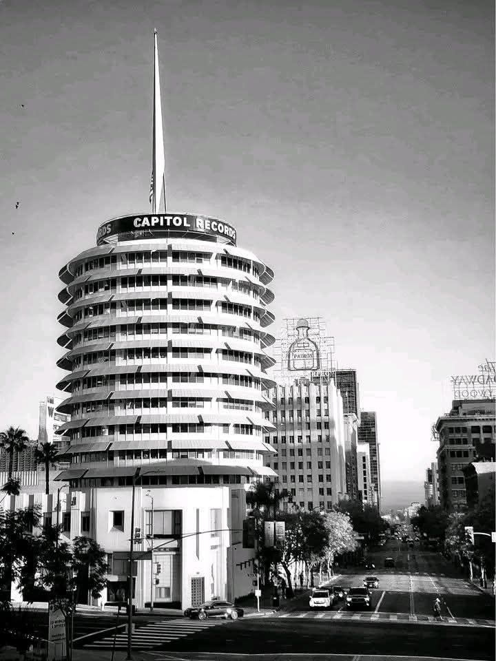 Capital Records Tower in Hollywood California
