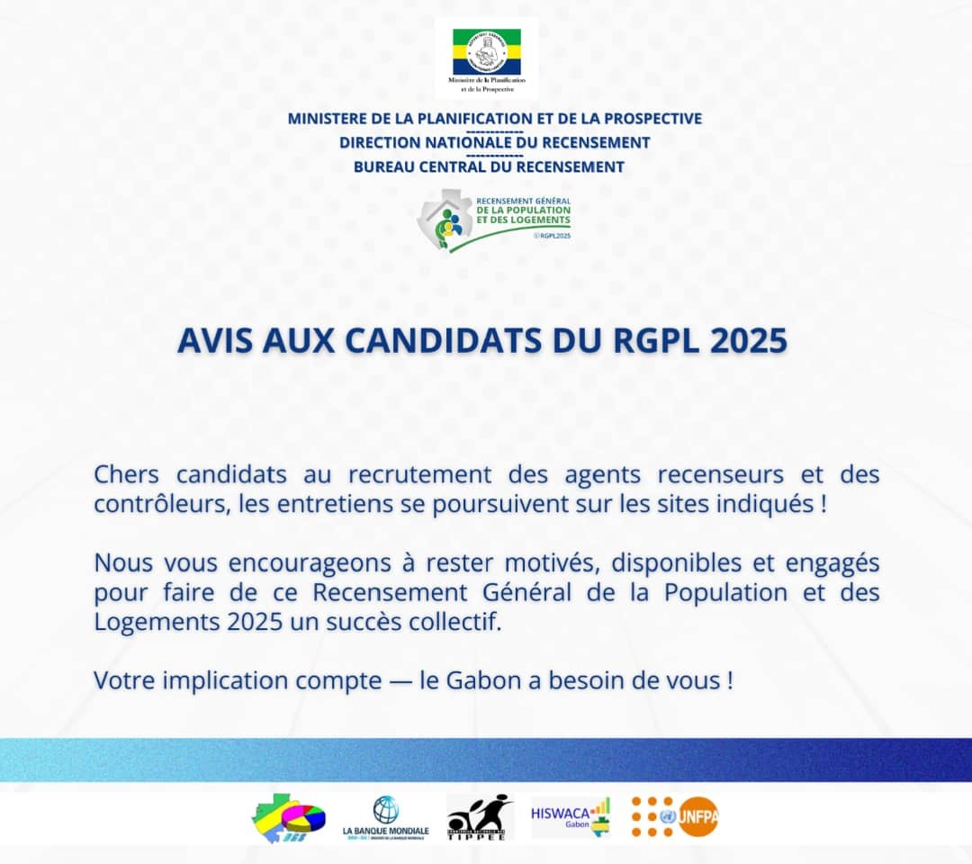 📢 AVIS AUX CANDIDATS DU RGPL 2025 Chers candidats au recrutement des ...