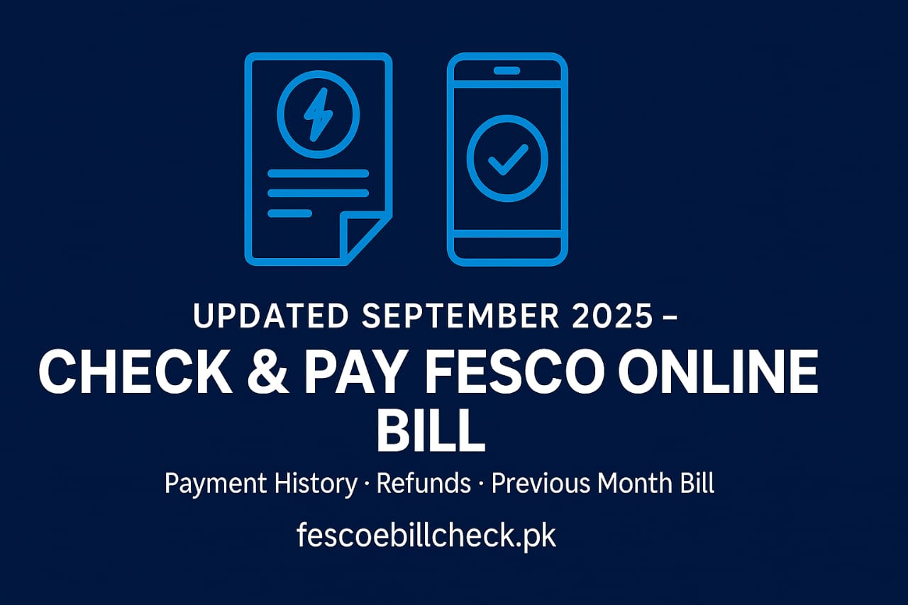 Fesco Online Bill Checking Wallpaper For Android