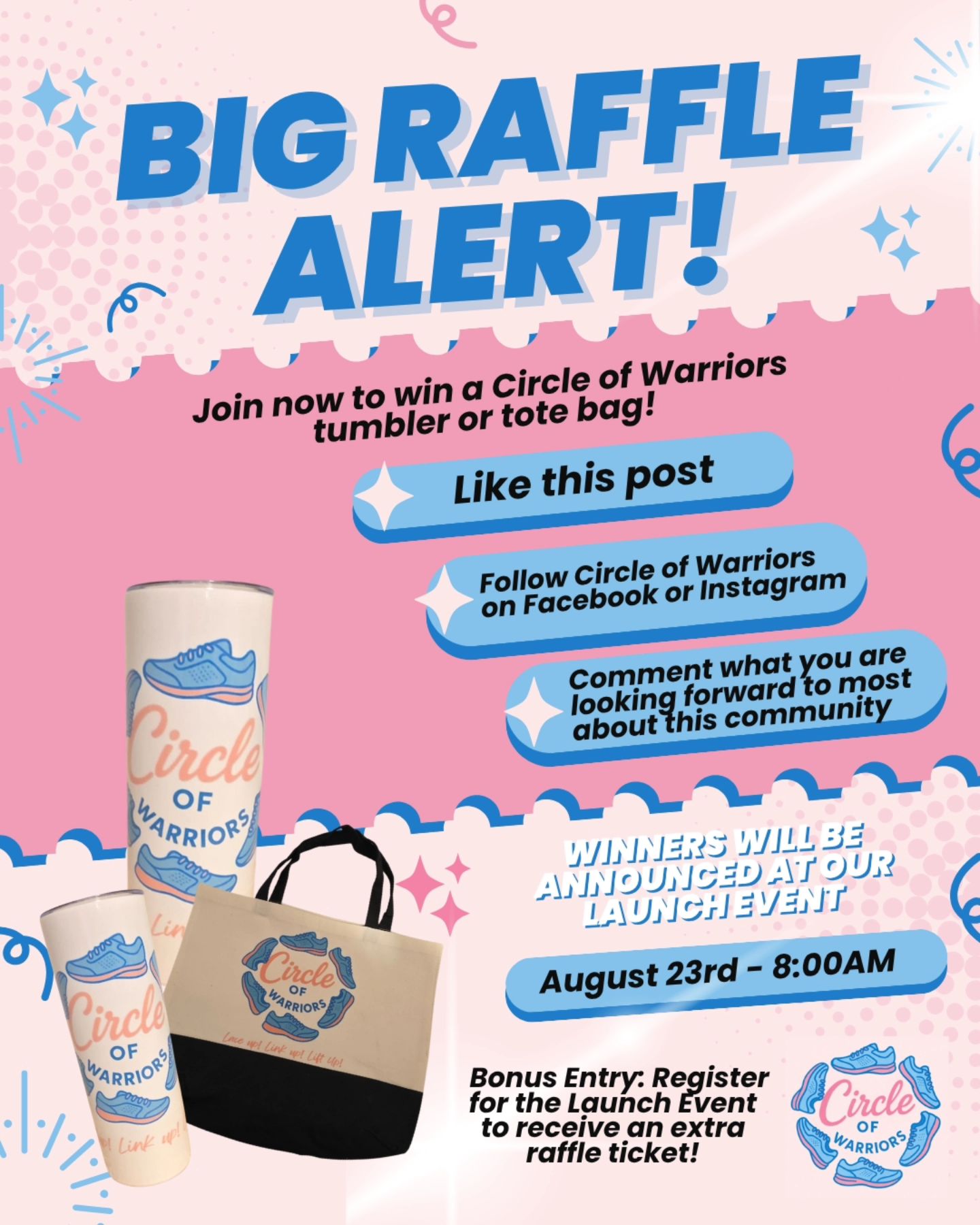 Circle - 🎉 BIG RAFFLE ALERT 🎉 We’re giving away a Circle of Warriors ...