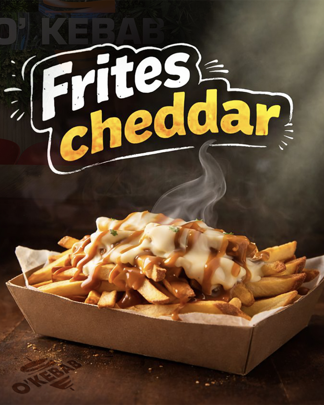 O'Kebab - 🧀🍟 FRITES CHEDDAR – O KEBAB 🍟🧀 Des frites bien croustillantes ...