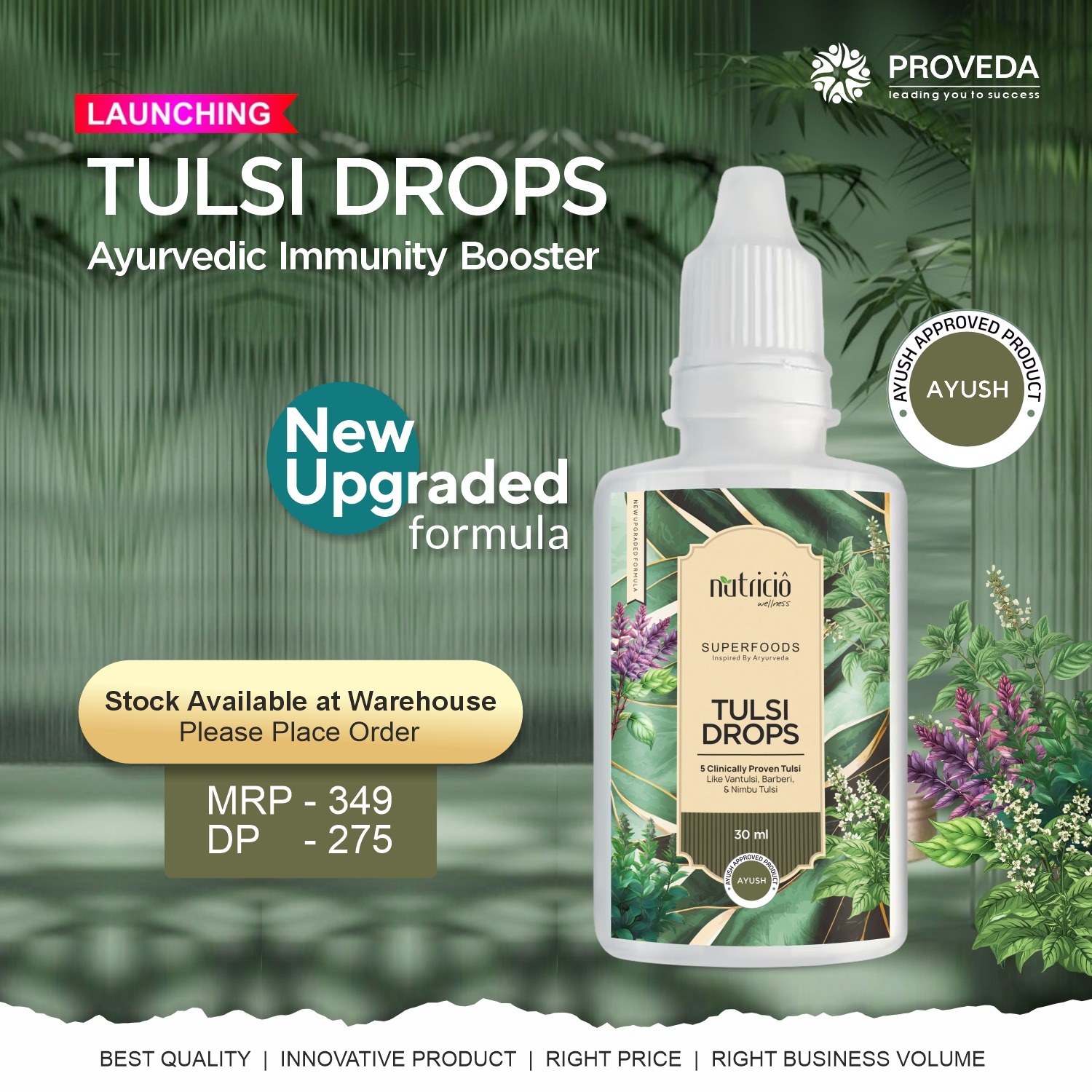 Proveda - 🌿 Strengthen Your Immunity with AYUSH-Approved Punch Tulsi ...