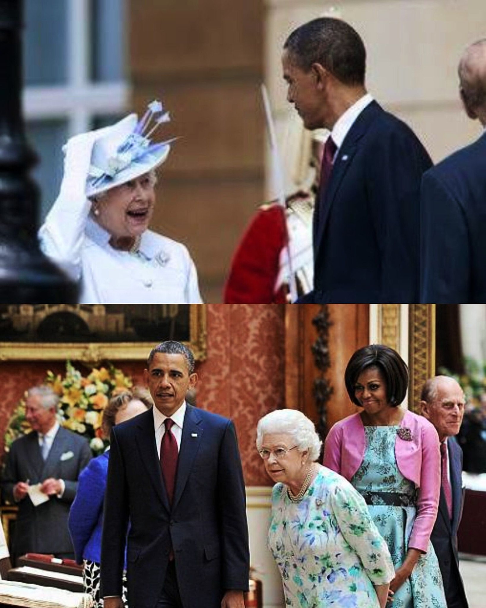 Which head-of-state asked the Queen for her underwear?