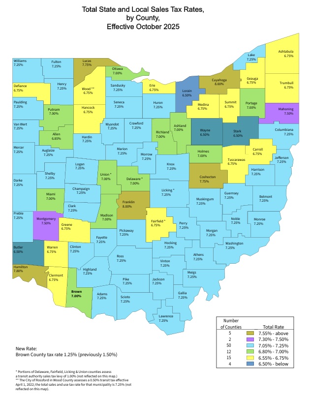 The Swamp - Do county sales tax rate differences impact where people ...