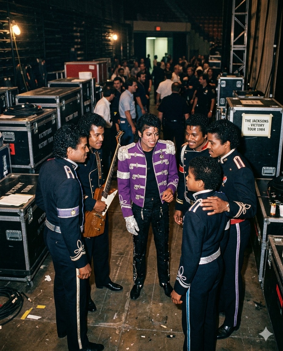👑 The Victory Tour 1984 - the one and only time all six Jackson