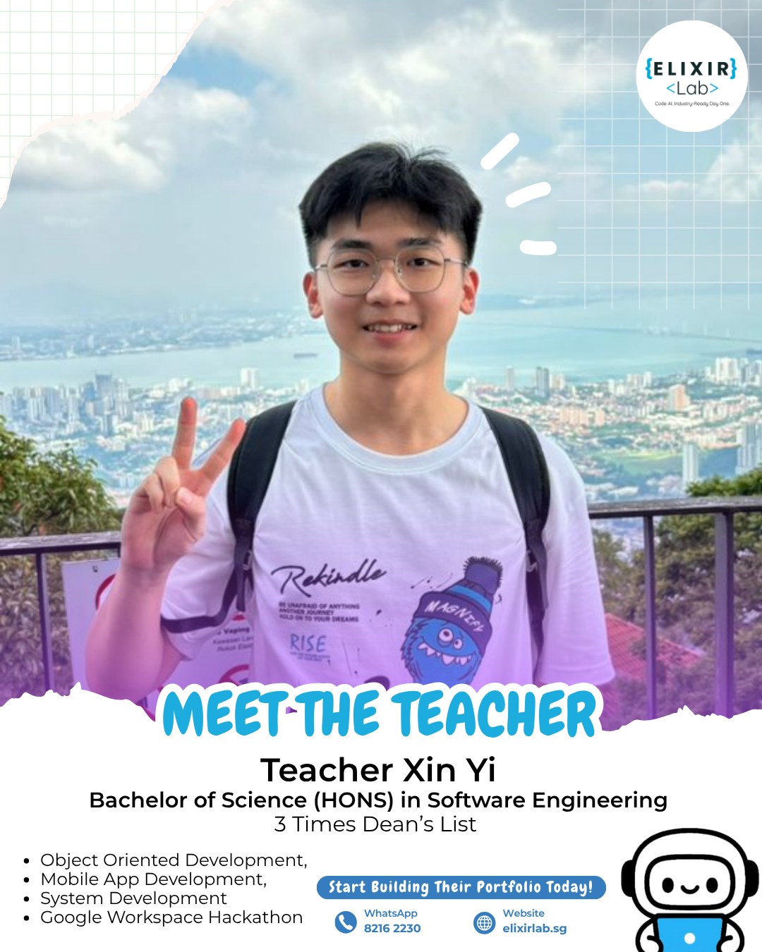 Elixir Lab - Meet Teacher Xin Yi — The Engineer Behind Our... | Facebook