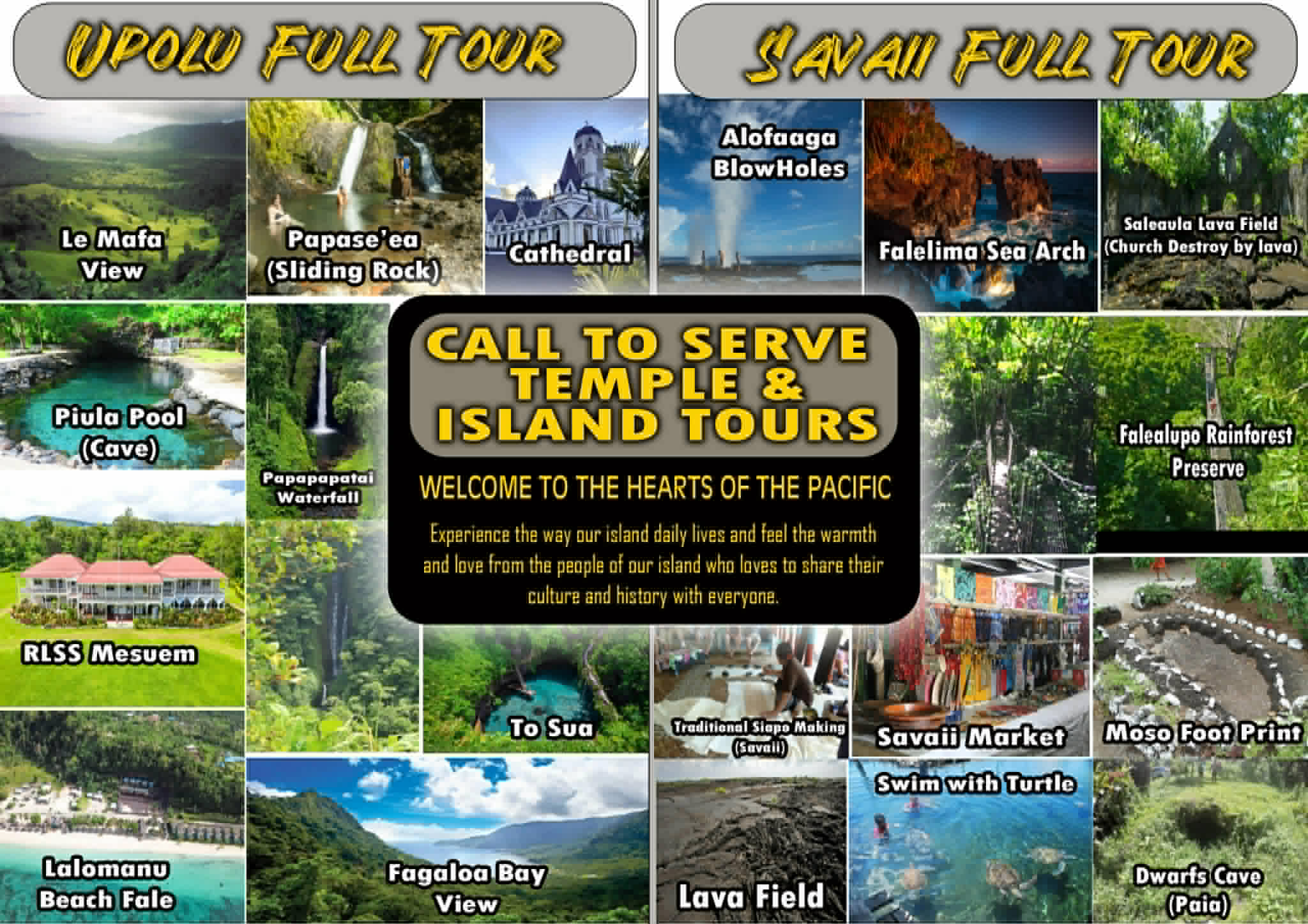 Call To Serve Island Tours and Car Rentals | Apia Samoa