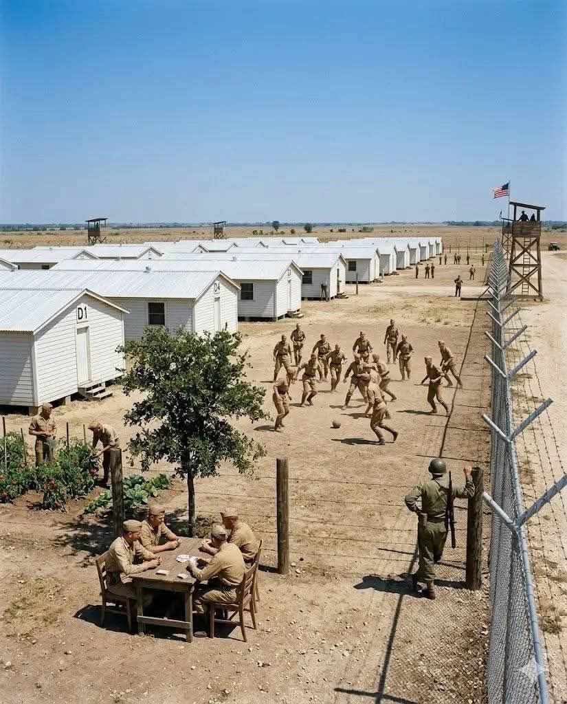 I found a German POW camp in Liberty County, Texas