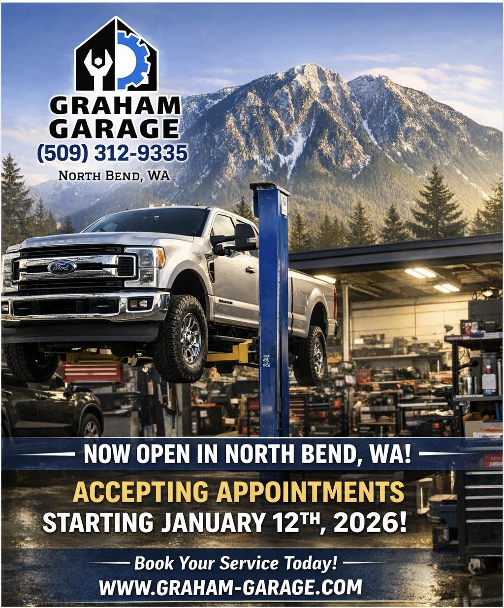 Graham - NOW OPEN IN NORTH BEND, WA! Graham Garage is officially ...