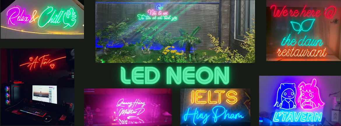 Thi công Đèn Led, Chữ Decor HCM | Ho Chi Minh City